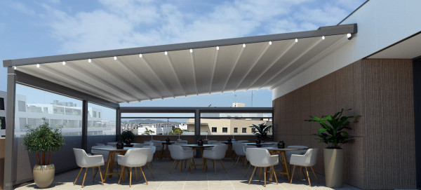 RAIN AWNING PERGOLA ZERRO UNIQ