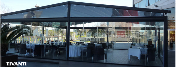 Rainy awning pergola Med Viva - Fira Congres Hotel