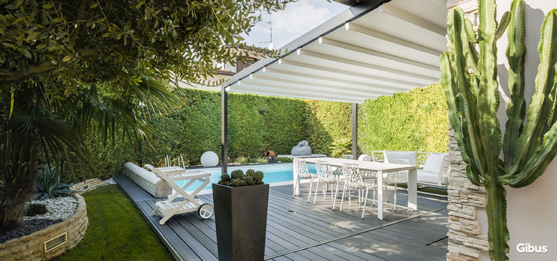 Pergola tendal pluja Med Luce