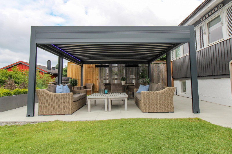 Rainy awning pergola Compact