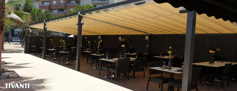 Sliding pergola awning Sofia 80x40