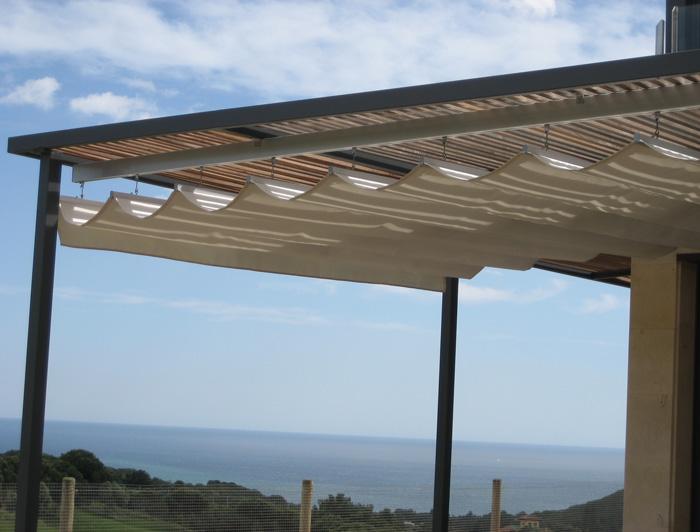 Sliding pergola awning Sofia 80x40