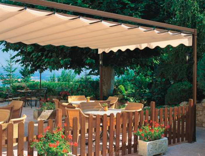 Sliding pergola awning Sofia 80x40